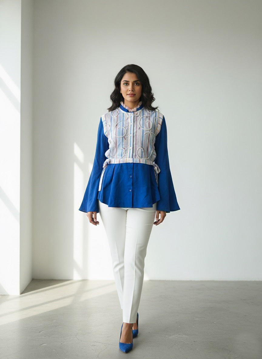 The Linen fusion shirt
