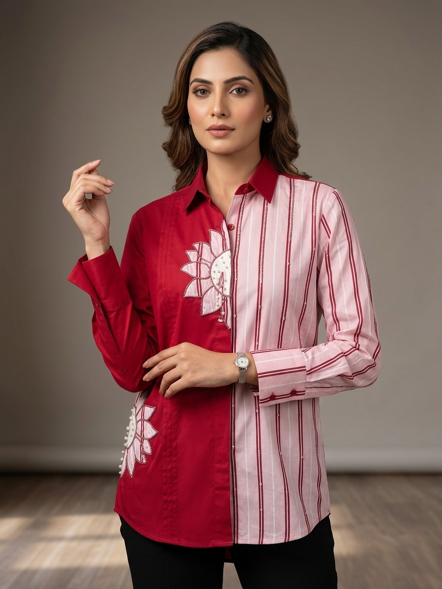 The Dual Bloom Tunic