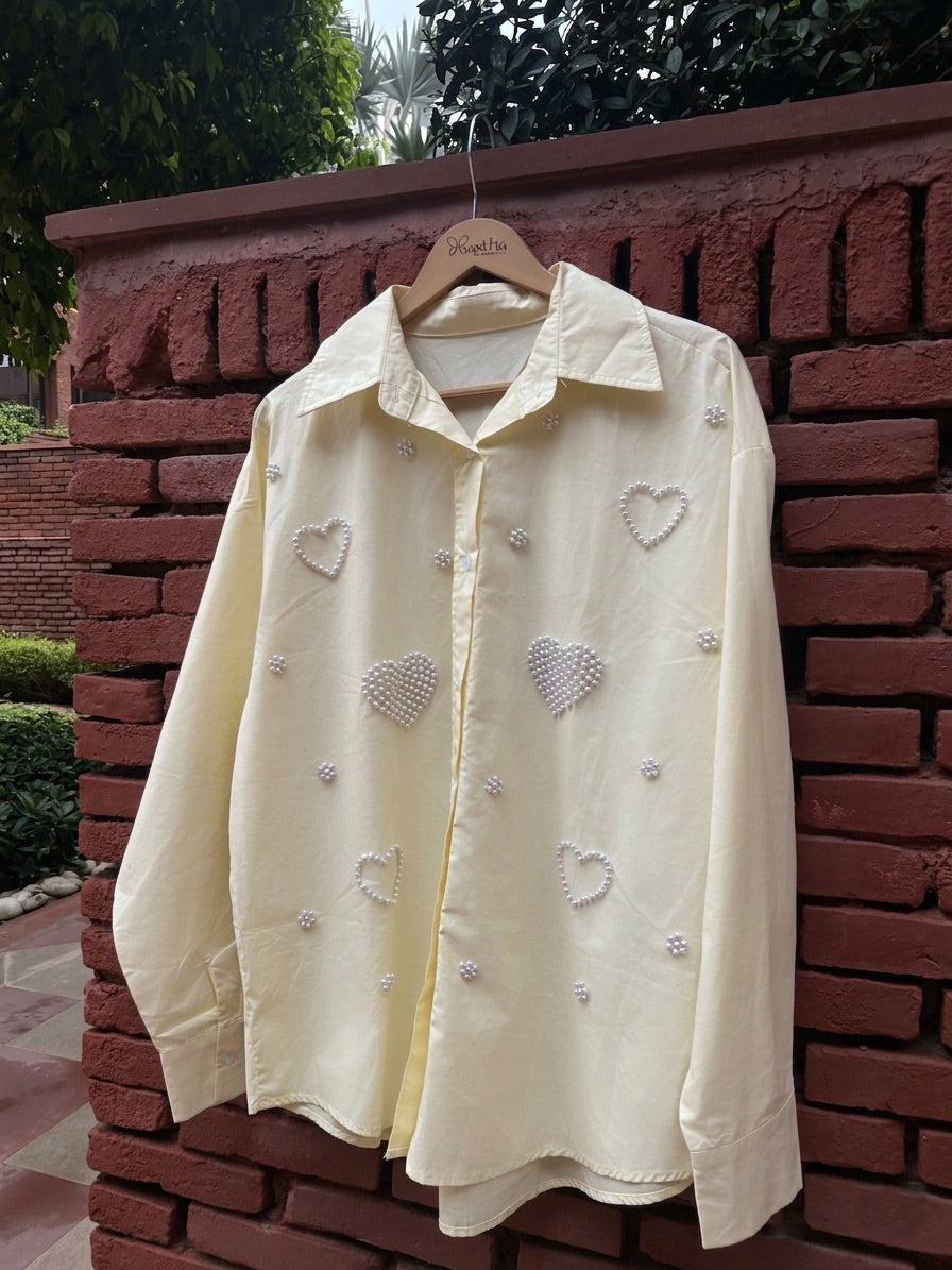 The Pearl Heart Button-Down Tunic